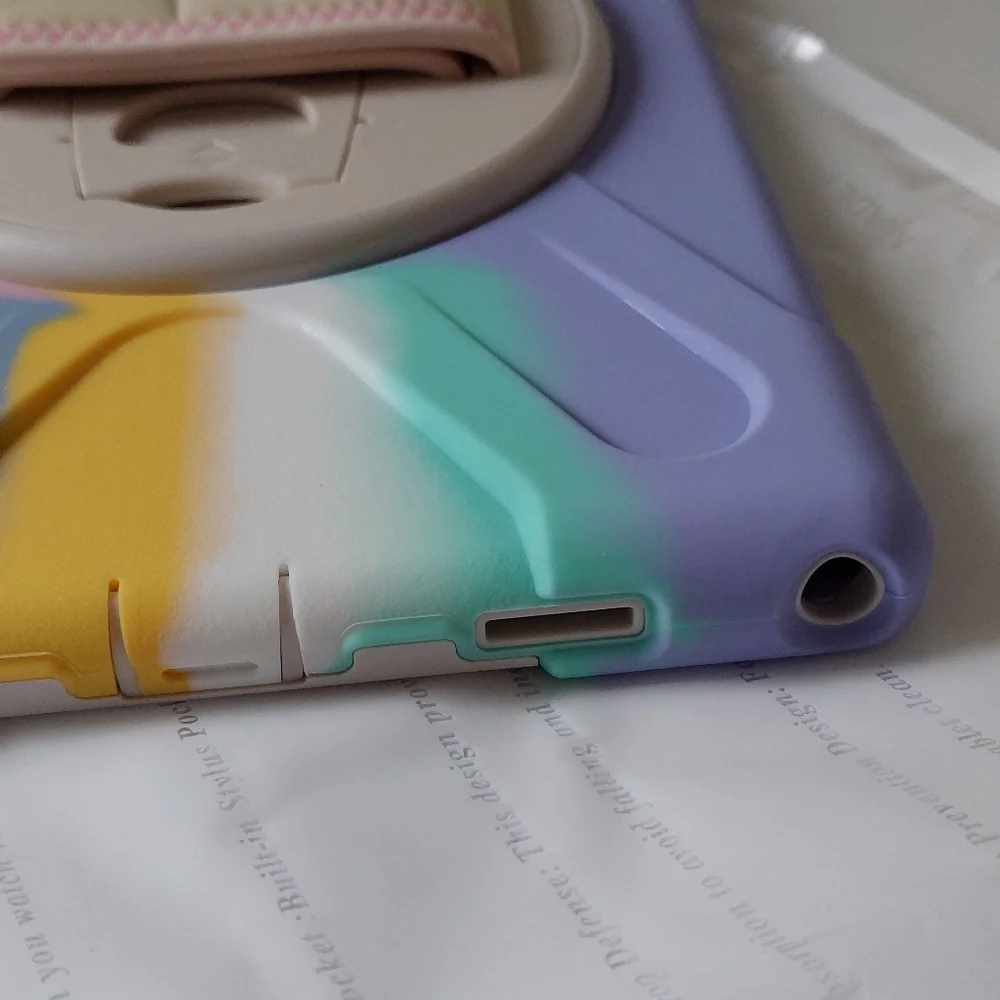 Samsung Galaxy Tab A8 Lite Pink Rainbow Case 10.5